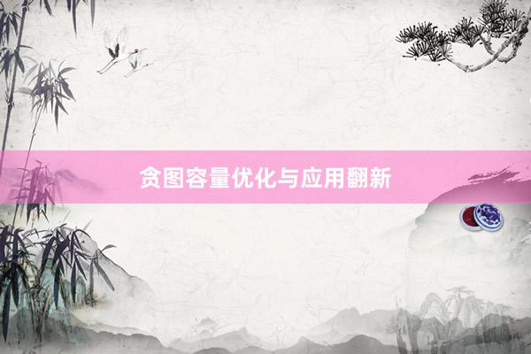 贪图容量优化与应用翻新