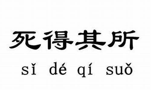 死得其所造句简单_死得其所例句